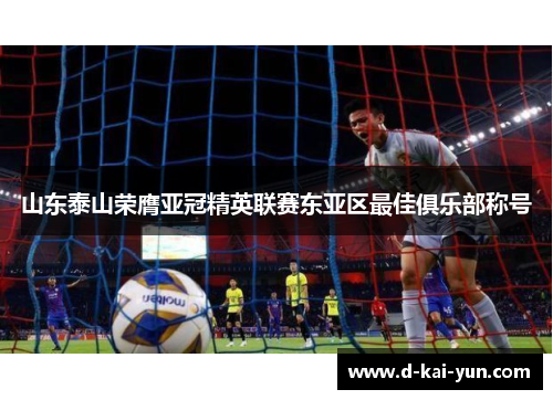 山东泰山荣膺亚冠精英联赛东亚区最佳俱乐部称号